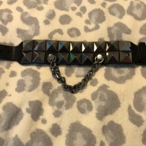 Burberry pyramid stud bracelet